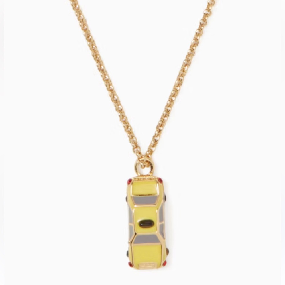 Kate Spade Yellow Taxi Pendant Necklace